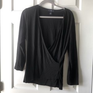 Soft Ballet Style Wrap Shirt